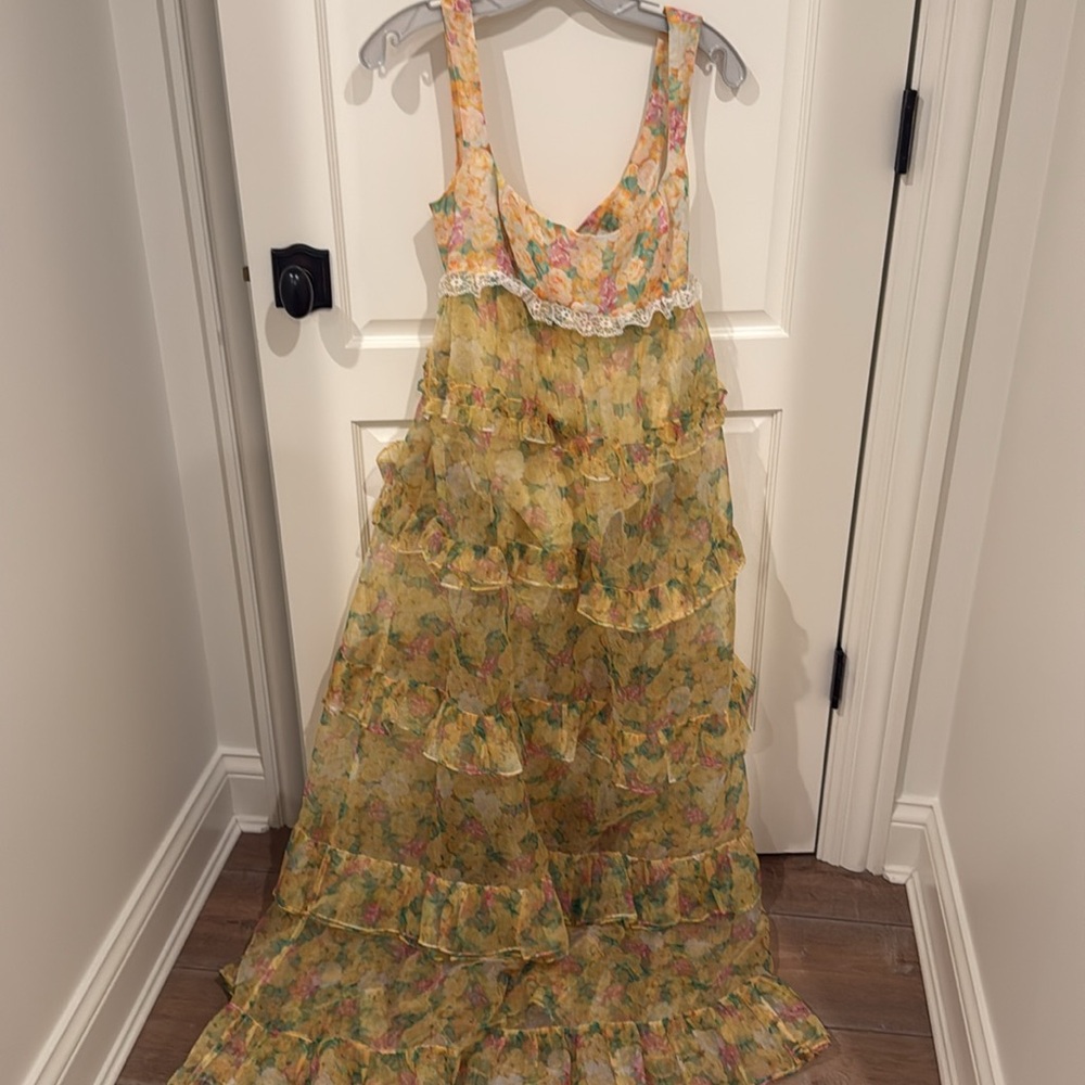 FOR LOVE & LEMONS Vikki Maxi Floral Dress - Picture 4 of 5